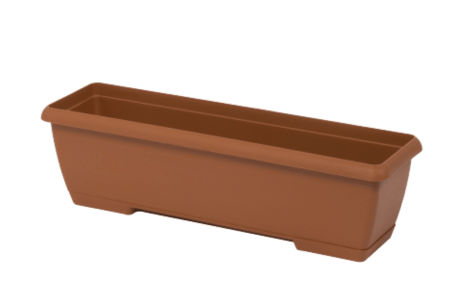 CASSETTA TERRAE MINI CON SOTTOCASSETTA 32CM TERRACOTTA