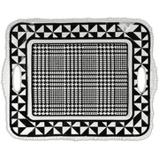 VASSOIO CON MANICI RETTANGOLARE OPTICAL 50X40CM