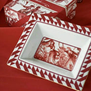 VASSOIO RETTANGOLARE IN PORCELLANA LE ROUGE 19,5X15,5CM