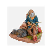 Vecchio che riposa con cane Presepio 12 cm Fontanini