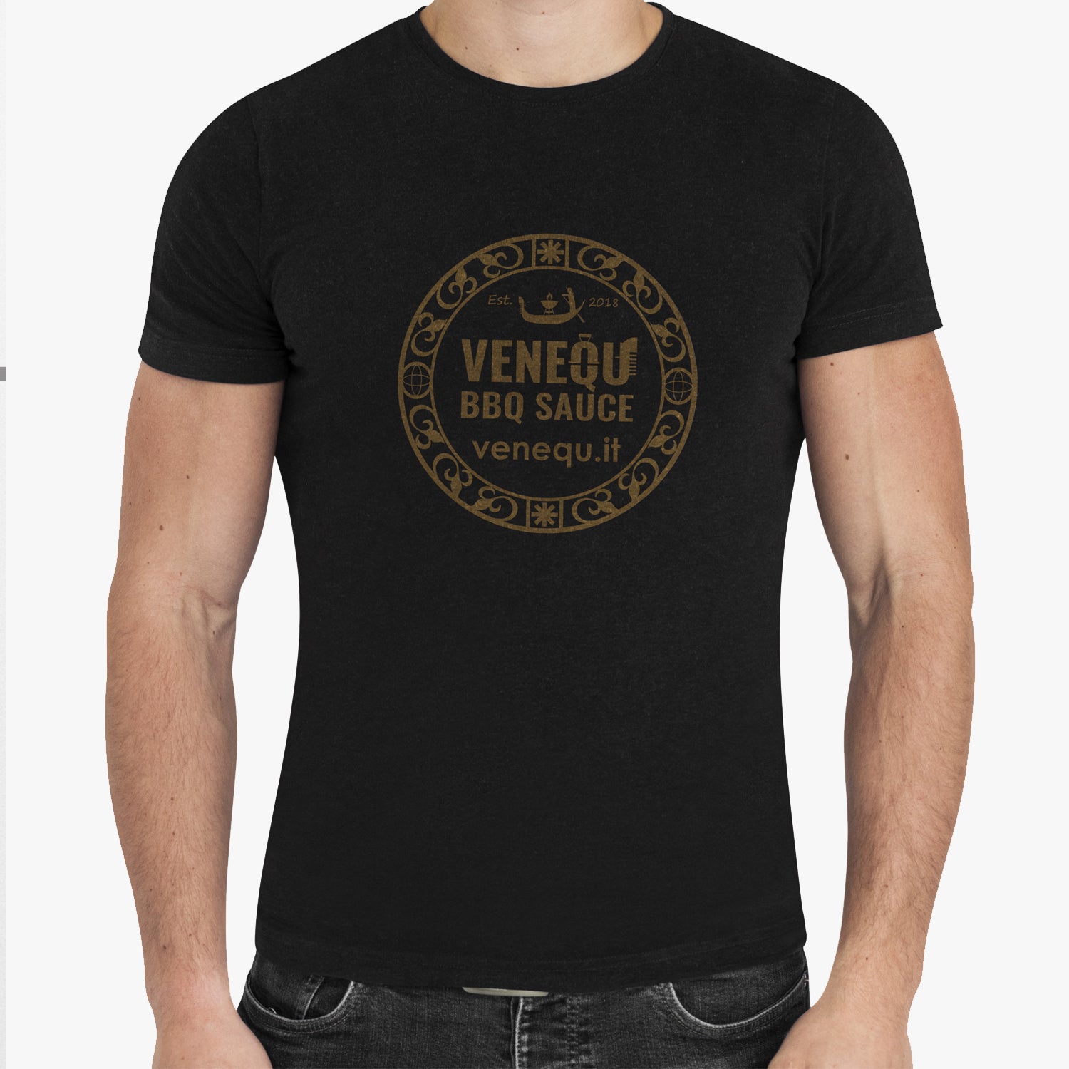 T-SHIRT VENEQU – Maglietta di cotone Taglia L