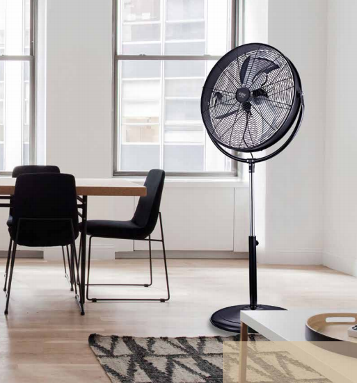 TURNADO VENTILATORE A PIANTANA 45CM CON TESTA RECLINABILE EV098