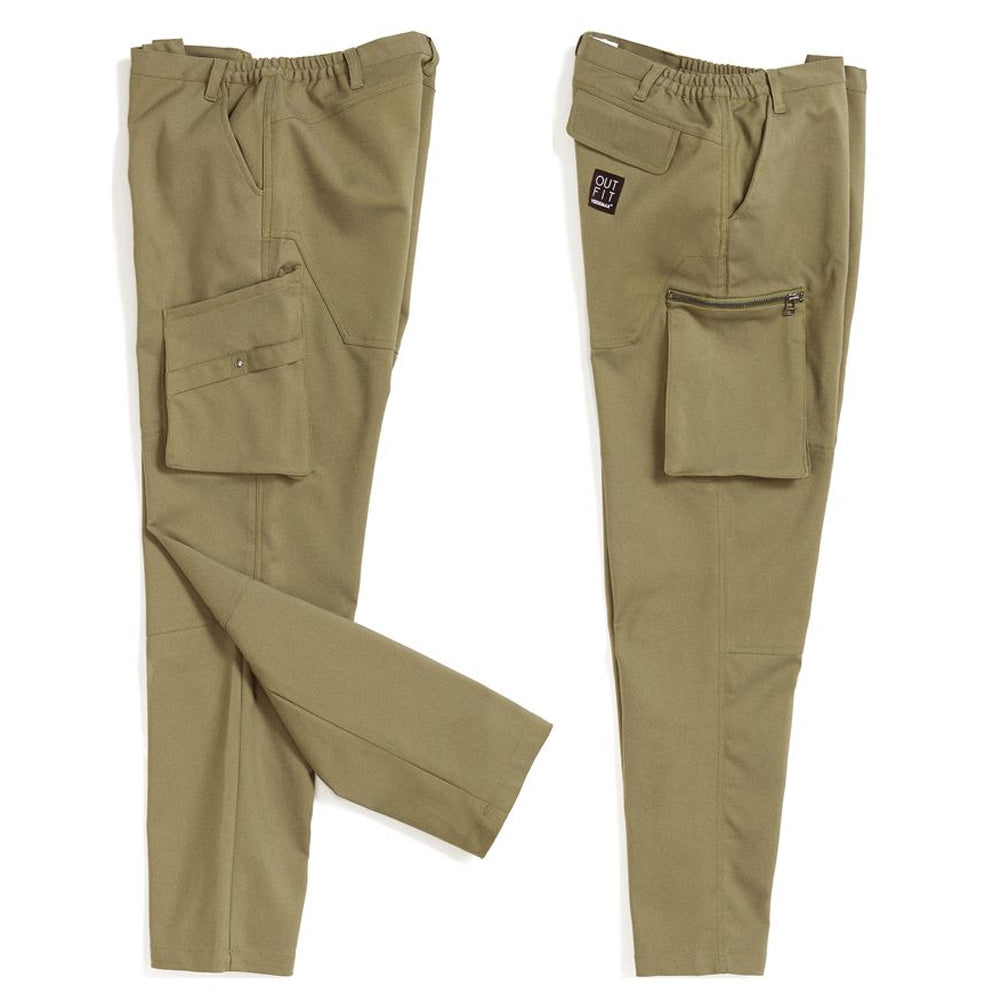 PANTALONE DONNA VERDE OLIVA TG.L FARNIA