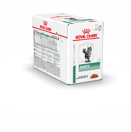 ROYAL CANIN VETERINARY DIABETIC WET CAT FOOD PER GATTI 12 X 85 GR