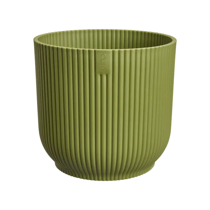 Vaso Vibes Fold Round D 18 x h 17 cm Verde felce ELHO