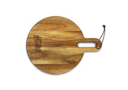 Tagliere in legno di acacia FSC, con ricetta cocktail incisa 31.6x24.6 cm.