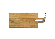 Tagliere in legno di acacia FSC, con ricetta cocktail incisa 40.8x17 cm.