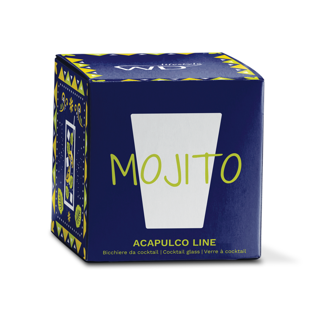 BICCHIERE DA MOJITO IN VETRO BOROSILICATO