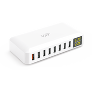CARICATORE MULTIPLO CON 8 PORTE USB BIANCO