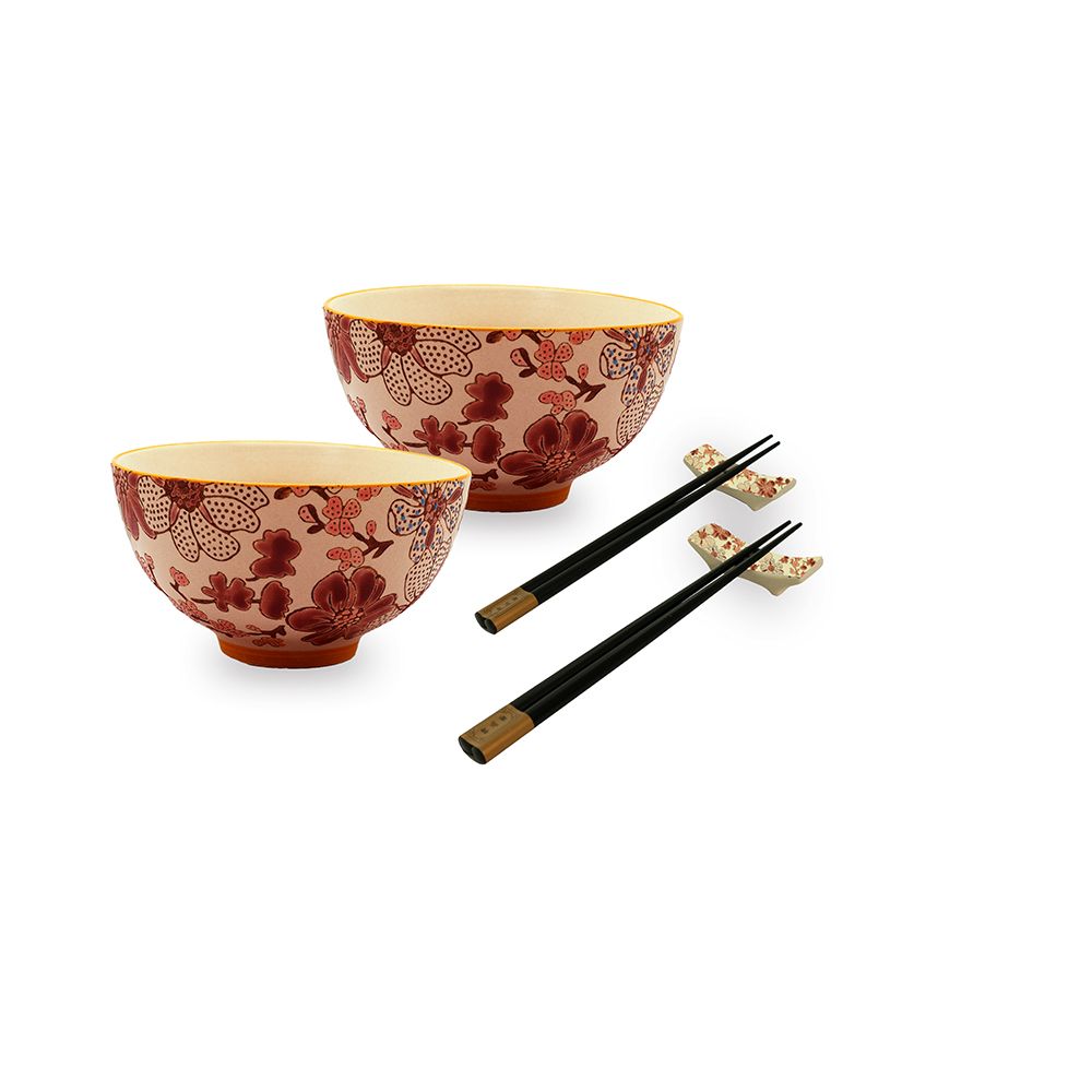 SET 2 COPPETTE 300 ML ROSSE LINEA PECHINO