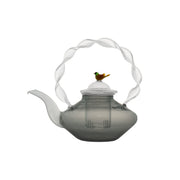 TEIERA USIGNOLO IN VETRO BOROSILICATO 660 ML GRIGIO