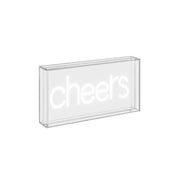 Insegna Neon con scritta decorativa Cheers