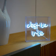 Insegna Neon LED 18x18cm "C'est La Vie"