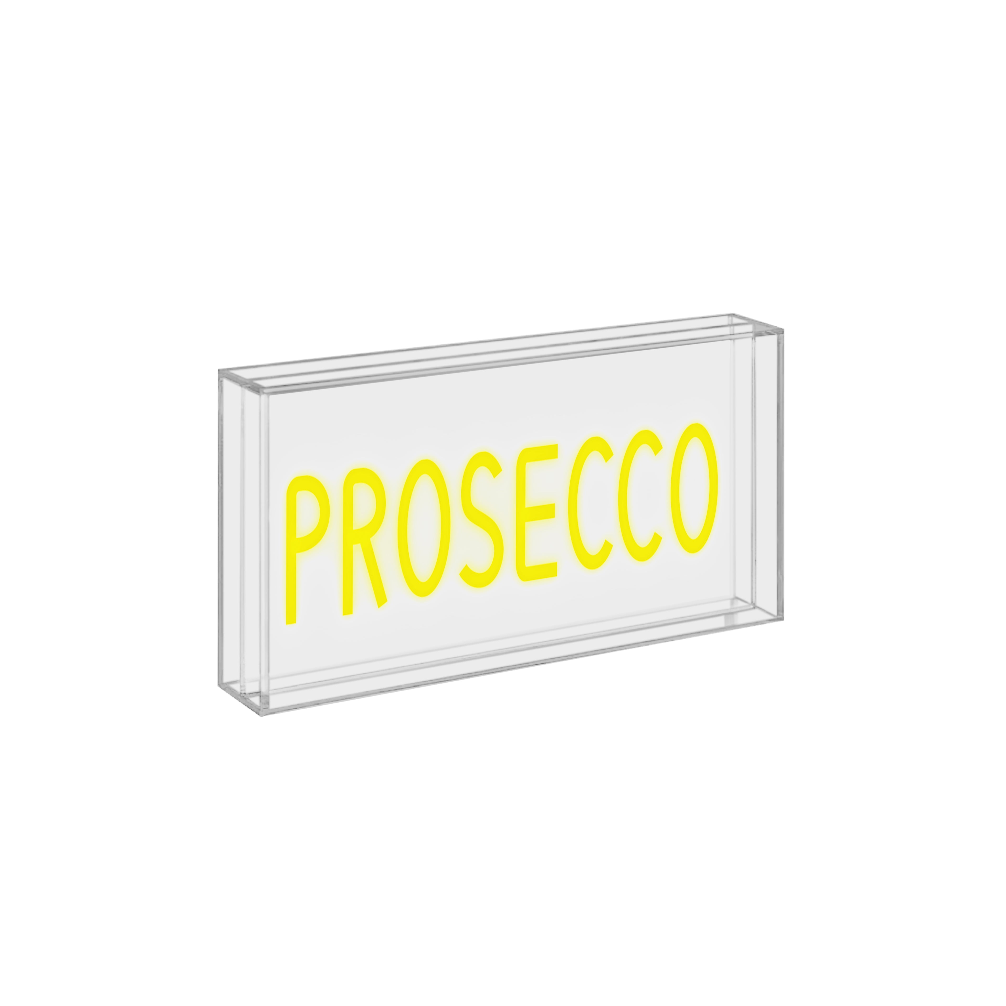 Insegna Neon LED 30x15cm "Prosecco"