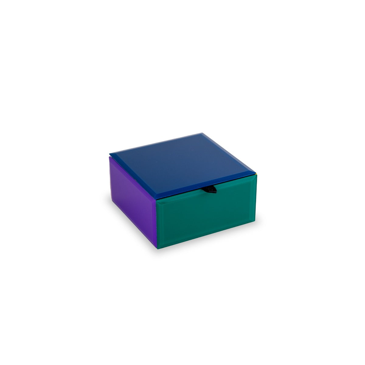 Cofanetto Contenitore in Vetro 11,5x11,5x5,7 cm