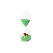 Clessidra 15 Minuti in Borosilicato con Base Bassotto