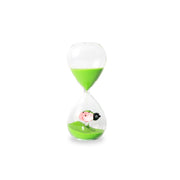 Clessidra 15 Minuti in Borosilicato con Base Coccinella