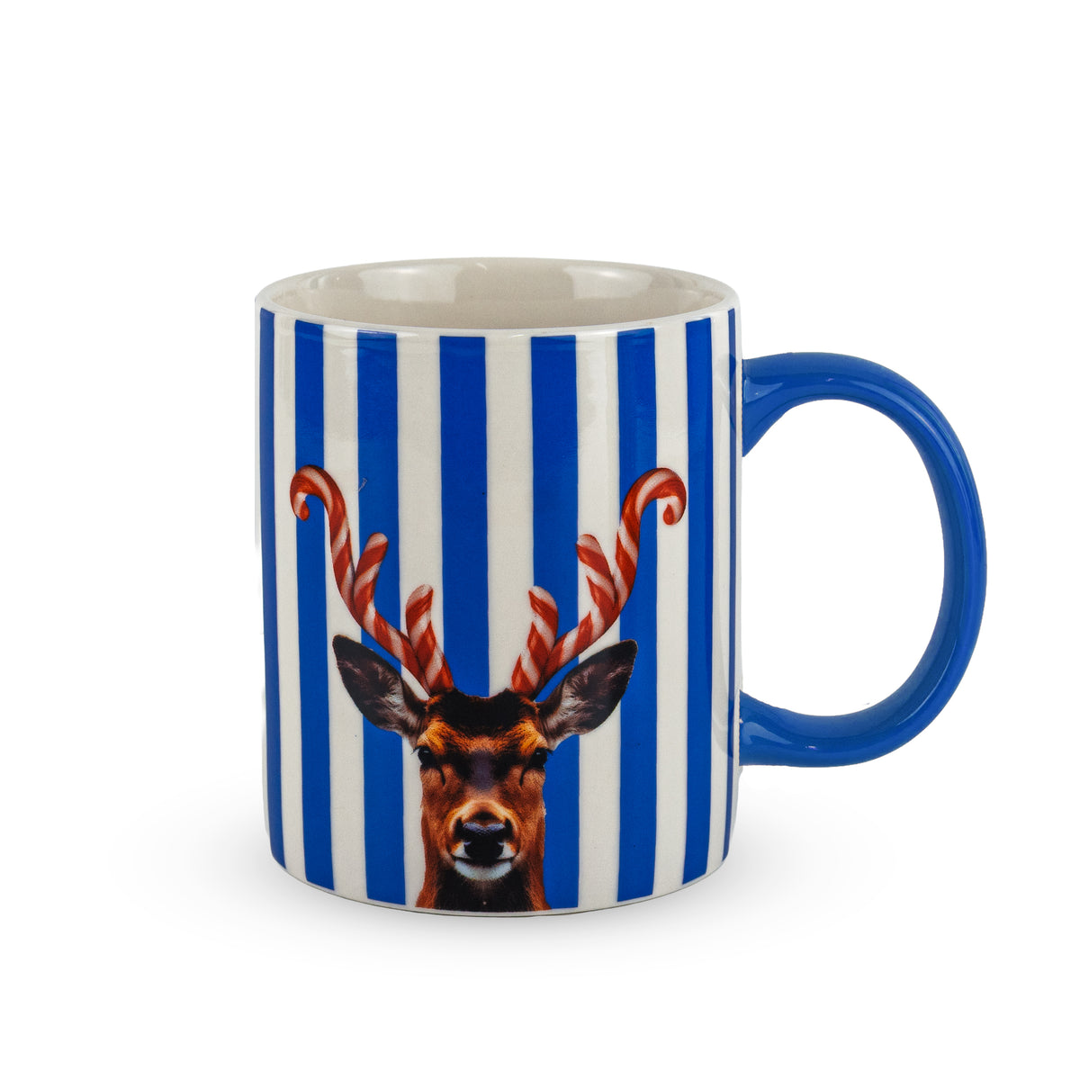 Weihnachtstasse „Zuckerstangenhörner“, 330 ml, Porzellan – Peragashop