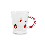 Mug in Vetro Borosilicato con Manico Candy Cane 425 ml Wd Lifestyle
