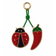 Charm da Borsa e Portachiavi Coccinella e Peperoncino WD LIFESTYLE - immagine 1