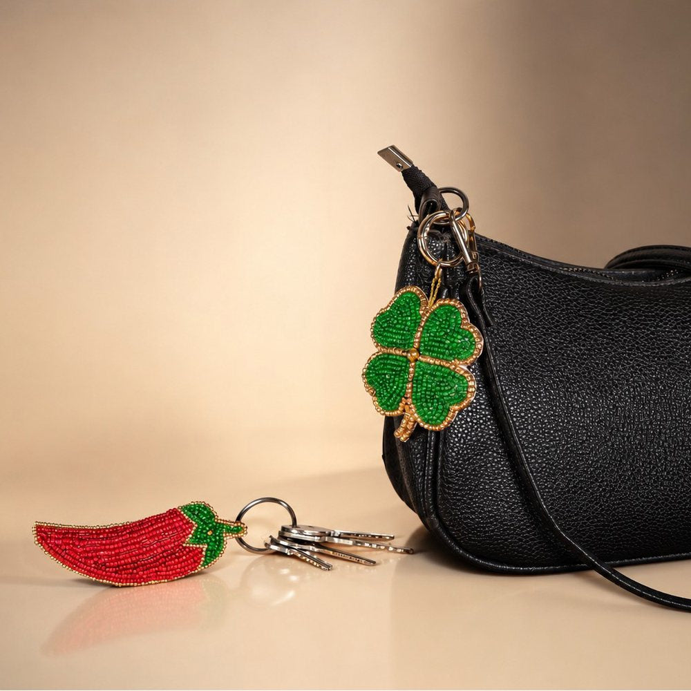 Portachiavi e Charm da Borsa Quadrifoglio e Chiave WD LIFESTYLE - immagine 2