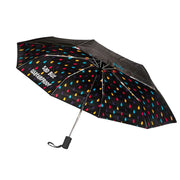 Ombrello con Apertura e Chiusura Automatica Decor Sad but Waterproof D97cm Nero WD LIFESTYLE