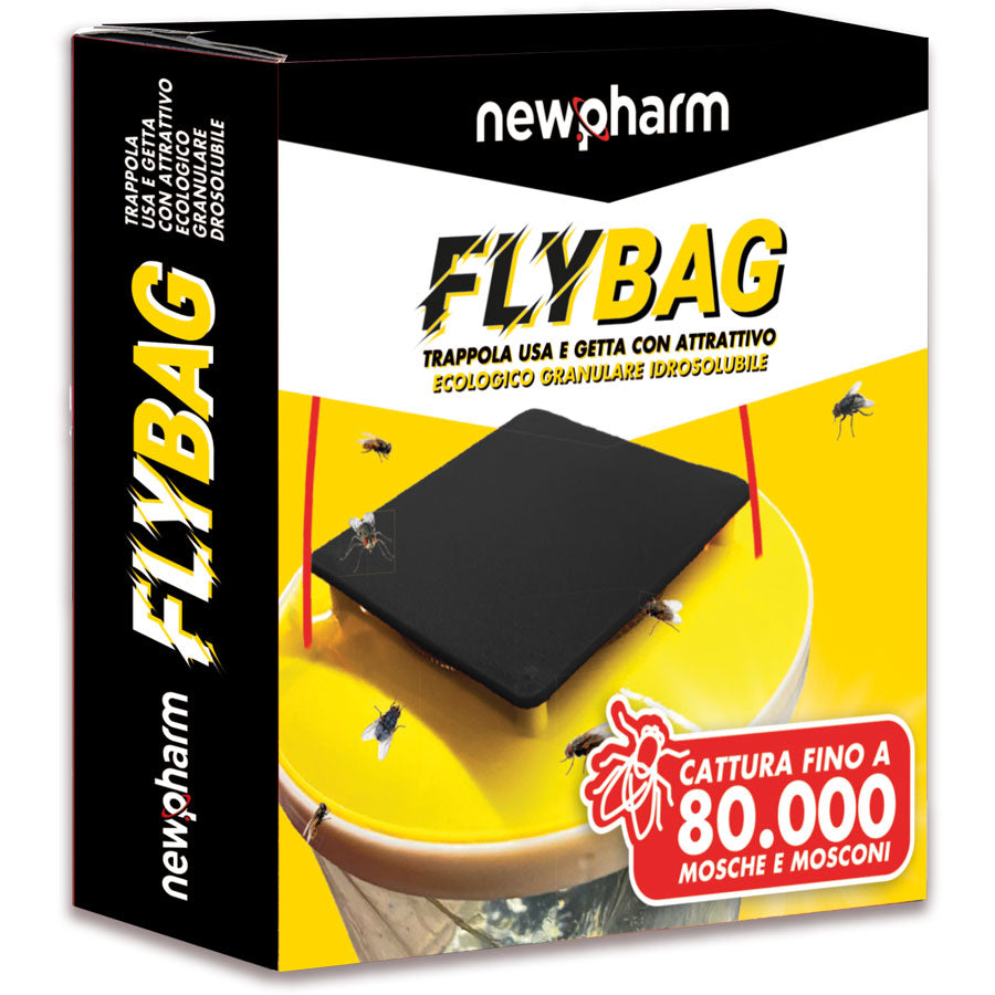 TRAPPOLA FLY BAG USA E GETTA PER LA CATTURA DI MOSCHE