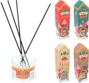 Diffusore Profumo Natalizio 100ml - Fragranza Assortita (frutti rossi, cannella, albero di natale, Pino)