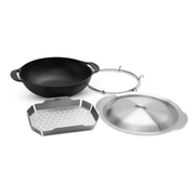 WOK CON CESTELLO DI COTTURA A VAPORE CRAFTED WEBER