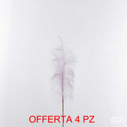 OFFERTA 4 RAMO DI PAMPA ROSA CHIARO 70CM