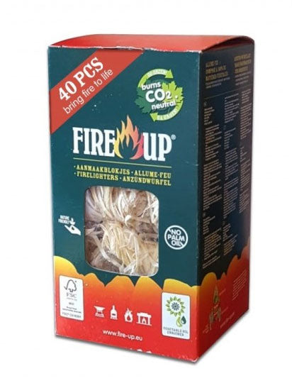 ACCENDIFUOCO FIRE-UP RICCIOLO 40 ECOLOGICO