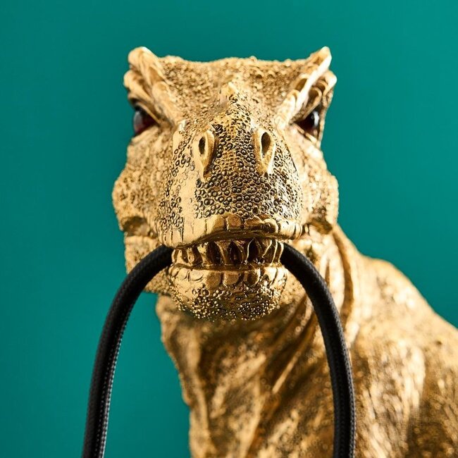 Lampada da Tavolo Dinosauro Rexy 50,5X22X35CM Oro E27 WERNER VOSS - immagine 4