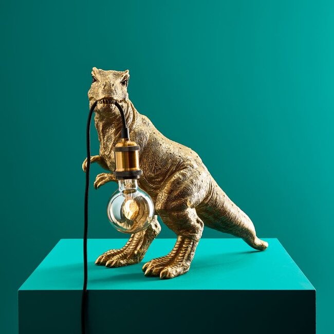 Lampada da Tavolo Dinosauro Rexy 50,5X22X35CM Oro E27 WERNER VOSS - immagine 7