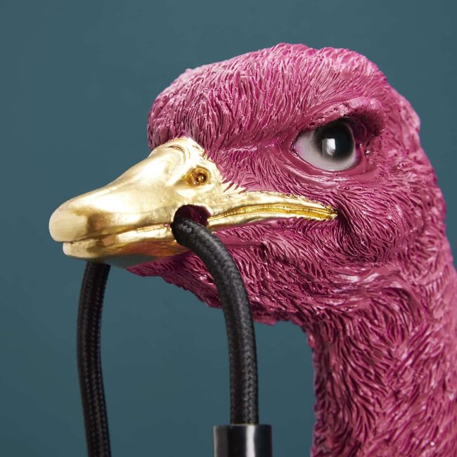Lampada da Parete Piccolo Struzzo Franz Josef 18X12,5XH35CM Magenta WERNER VOSS - immagine 3