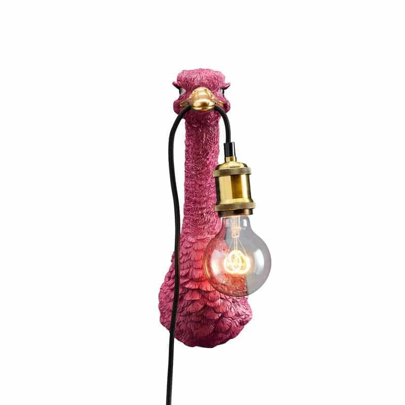 Lampada da Parete Piccolo Struzzo Franz Josef 18X12,5XH35CM Magenta WERNER VOSS - immagine 1
