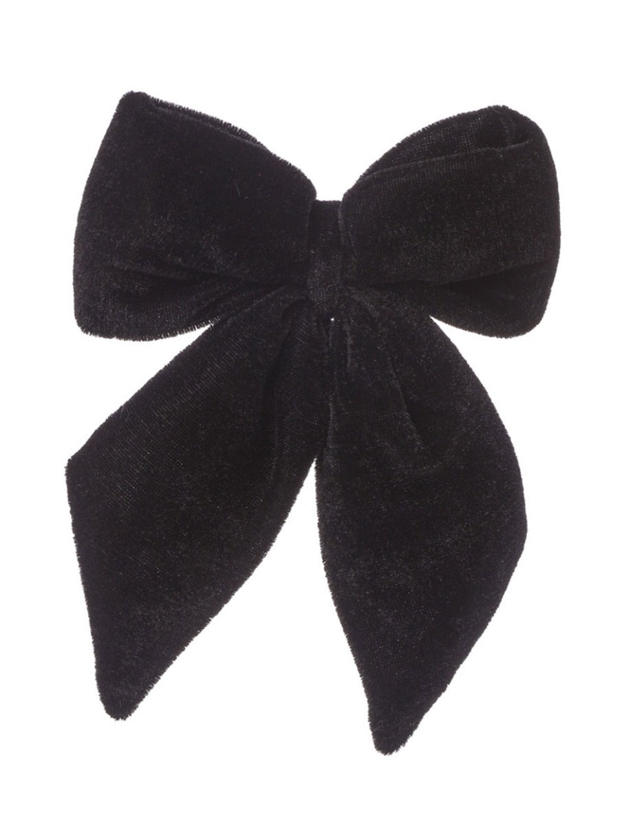FIOCCO VELLUTO APPENDIBILE 13X15CM NERO