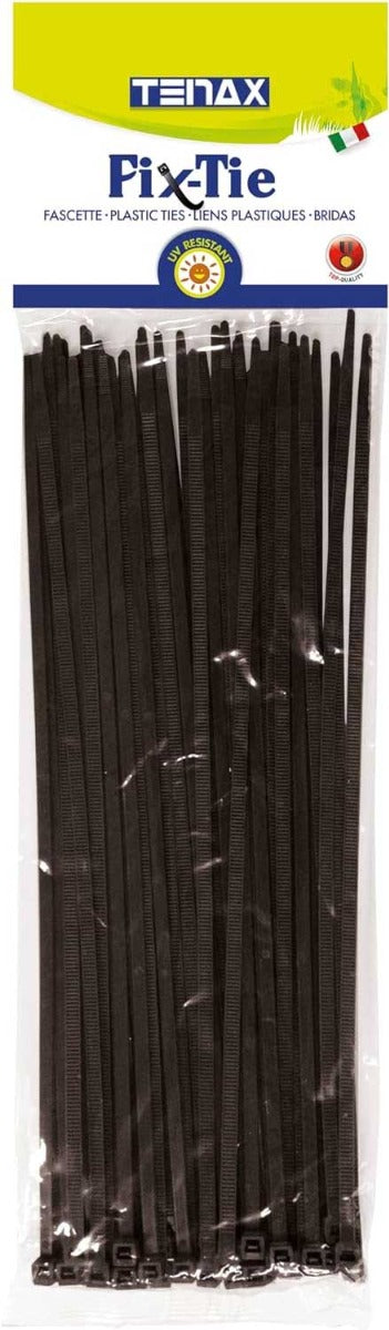 50 FASCETTE MULTIUSO FIX-TIE XXL MARRONI 40CM