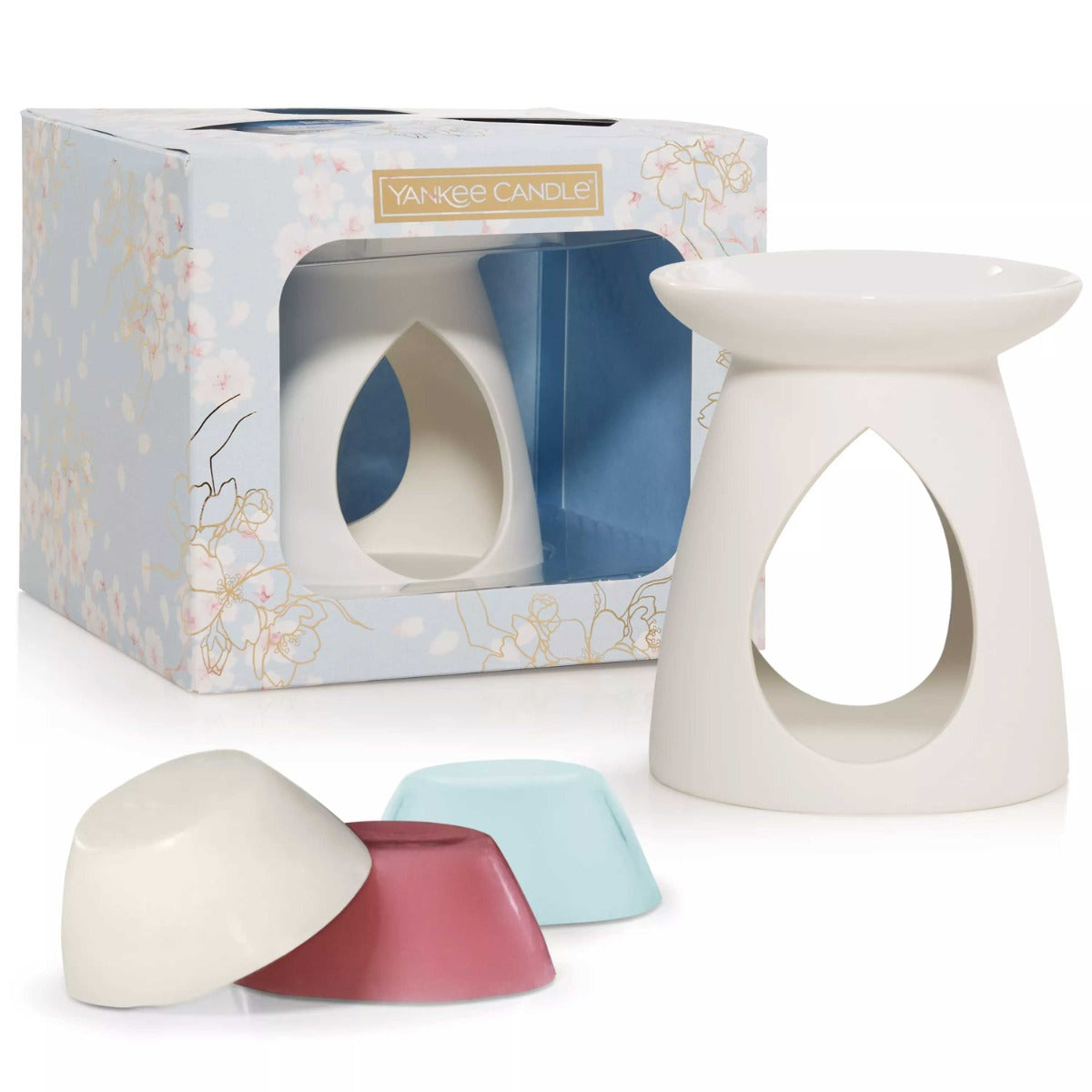 CONFEZIONE REGALO BRUCIATORE +3 WAX MELT WARMER YCE