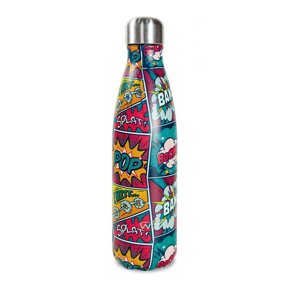 BOTTIGLIA TERMICA 500ML DECORAZIONE FUMETTO