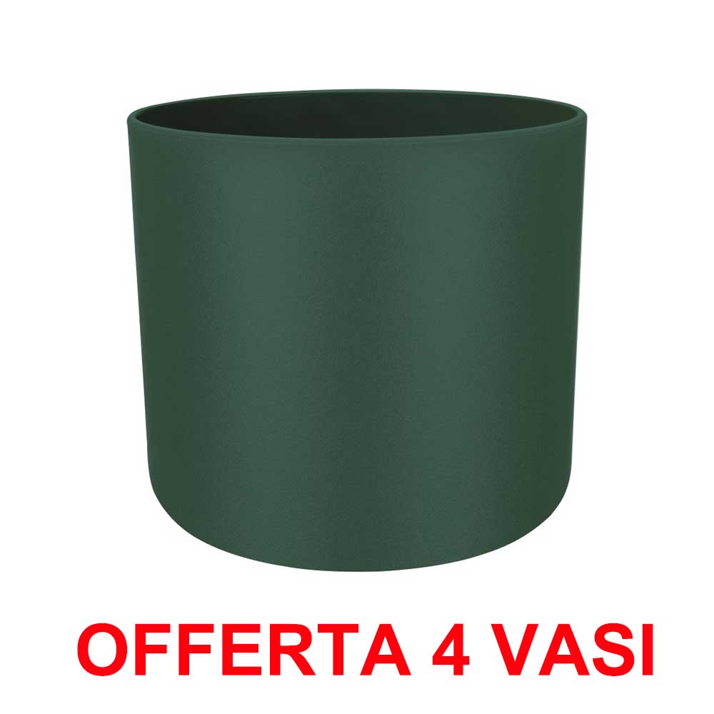 OFFERTA 4 VASO B.FOR SOFT ROUND 18CM VERDE