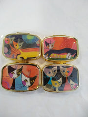 PORTA PILLOLE CATS METALLO CON SPECCHIO ASS