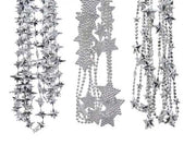 GHIRLANDA NATALIZIA CON STELLE ARGENTO 270CM ASSORTITA