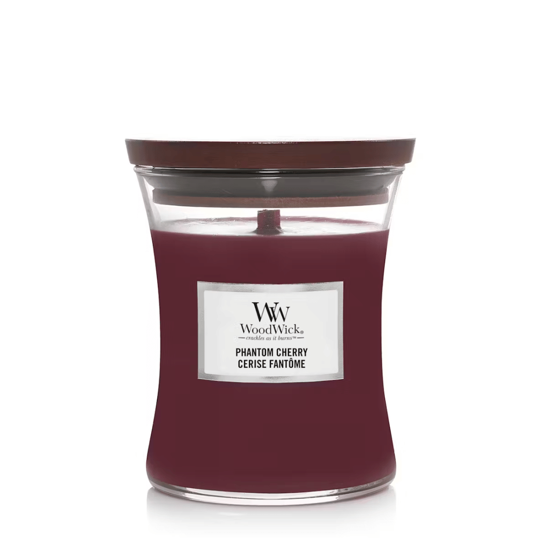 CANDELA A CLESSIDRA MEDIA PHANTOM CHERRY - WOODWICK