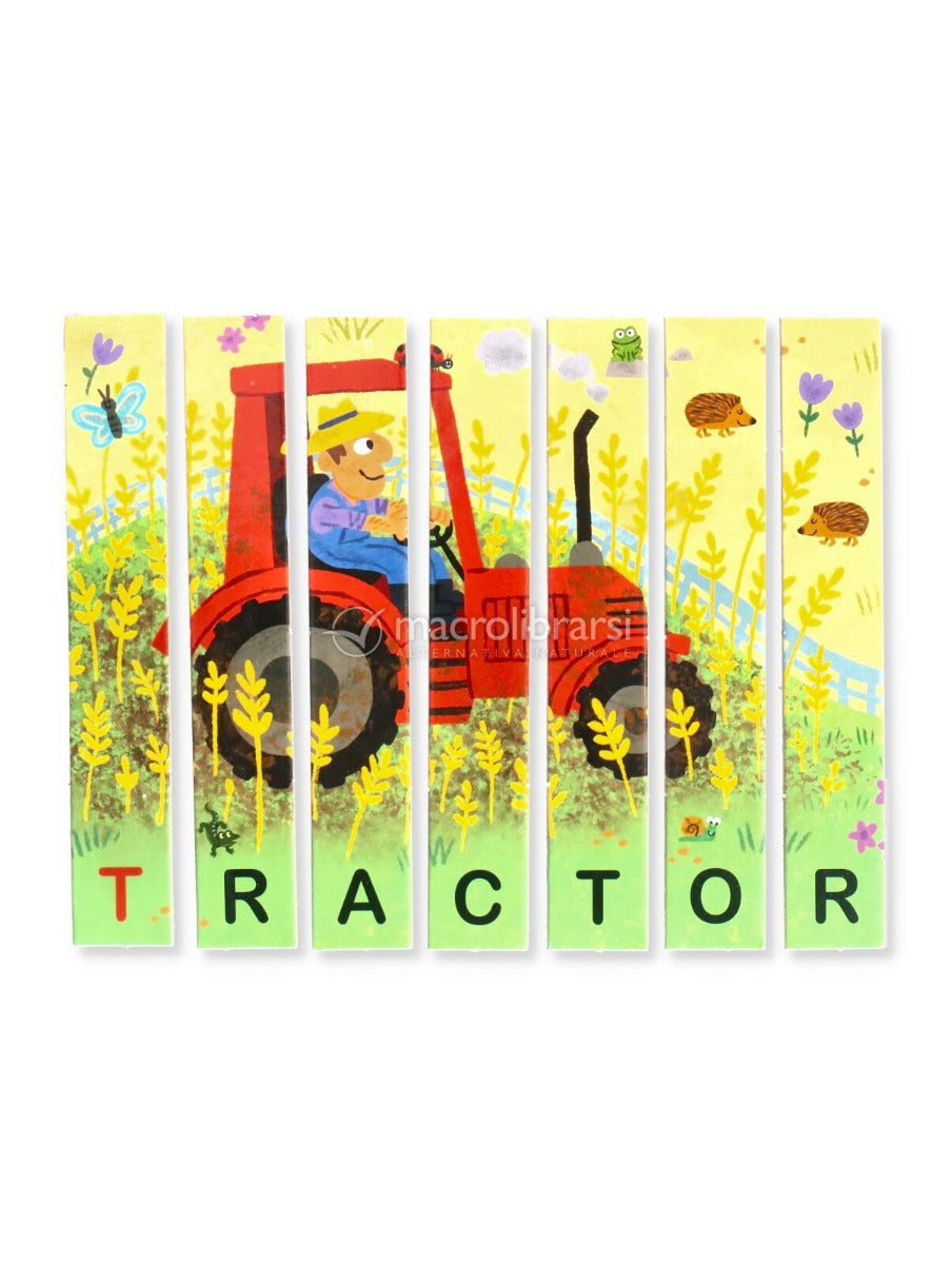 GIOCO PER BAMBINI WORD MAKER PUZZLE THE FARM 3+