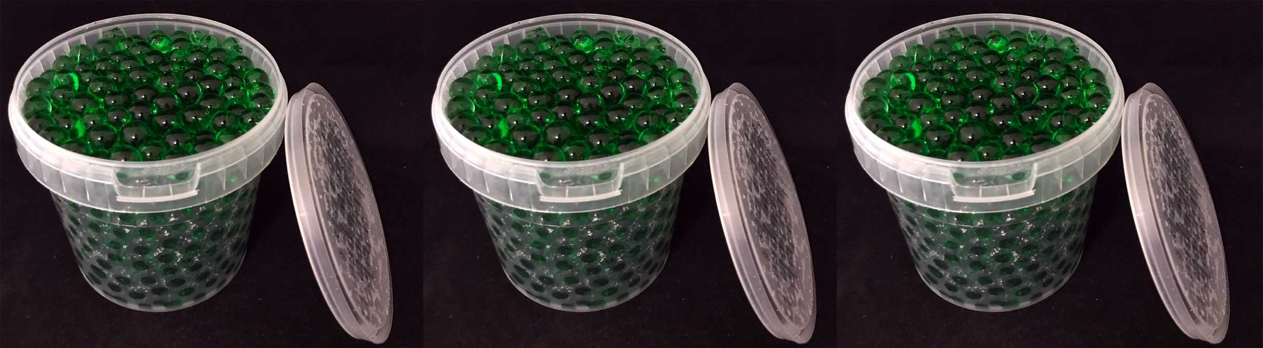 OFFERTA 3 CONFEZIONI SFERE D'ACQUA VERDE PRONTE ALL'USO PER PIANTE E FIORI