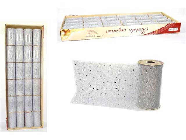 OFFERTA 3 ROTOLI NASTRO REGALO  BIANCO 11.5X450CM
