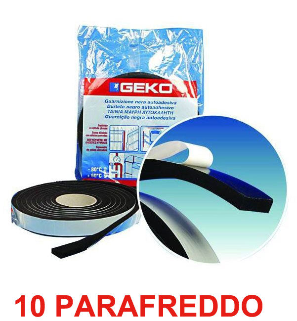 NASTRO PARAFREDDO NERO GOMMA ESPANSA 10x 5 m 10 TREEMME