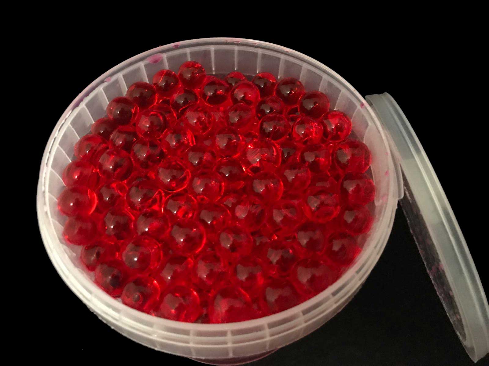 OFFERTA 3 CONFEZIONI SFERE D'ACQUA ROSSE PRONTE ALL'USO PER PIANTE E FIORI