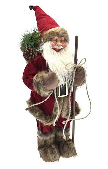 BABBO NATALE ROSSO/ORO 60CM