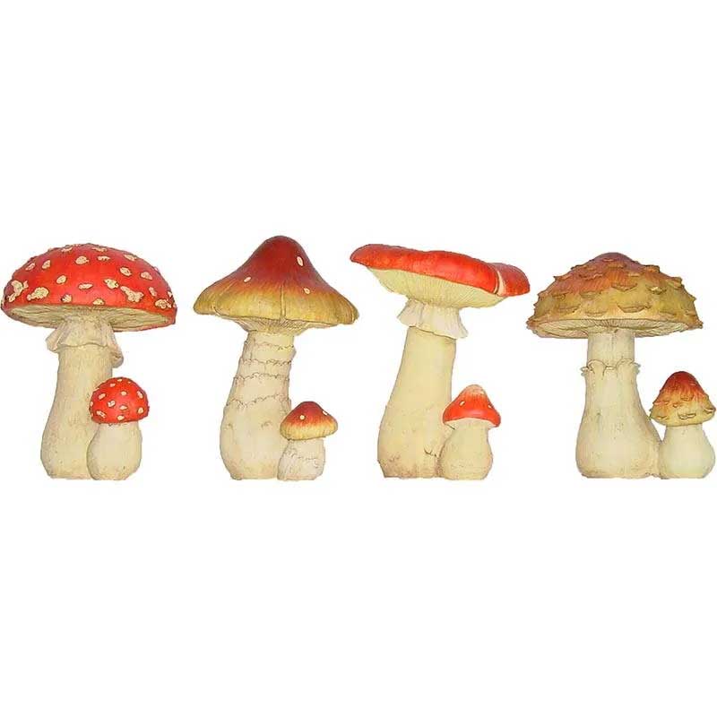 FUNGO IN RESINA 16CM ASSORTITO